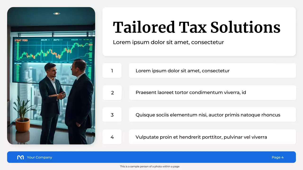 Blue Professional Tax Consulting Presentation
