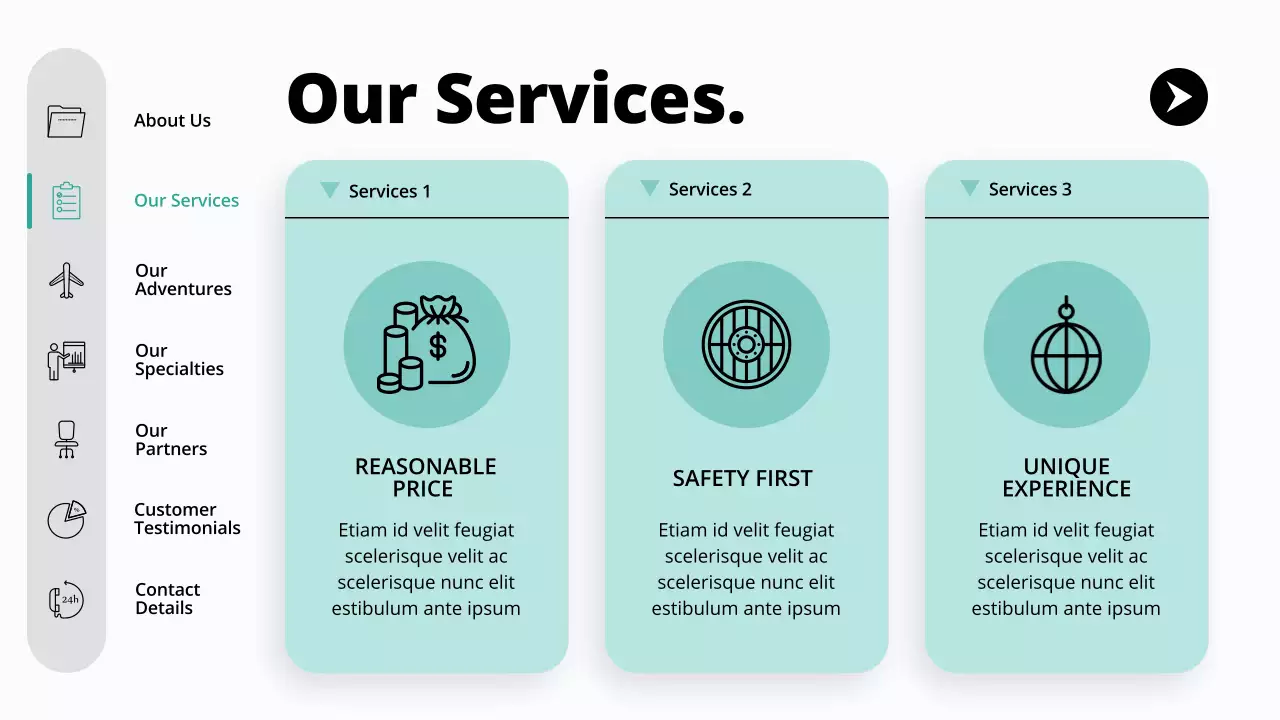 Mint Modern Travel Promotion Presentation