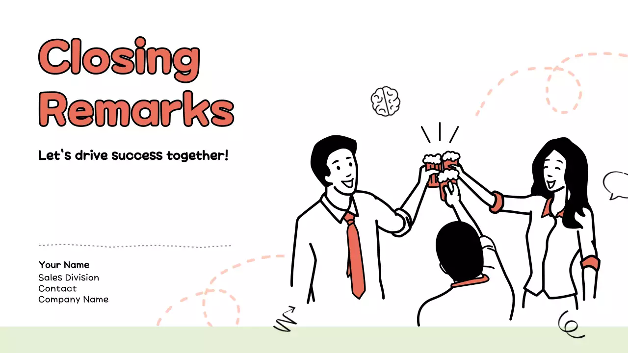 Red Simple Sales Strategy Presentation