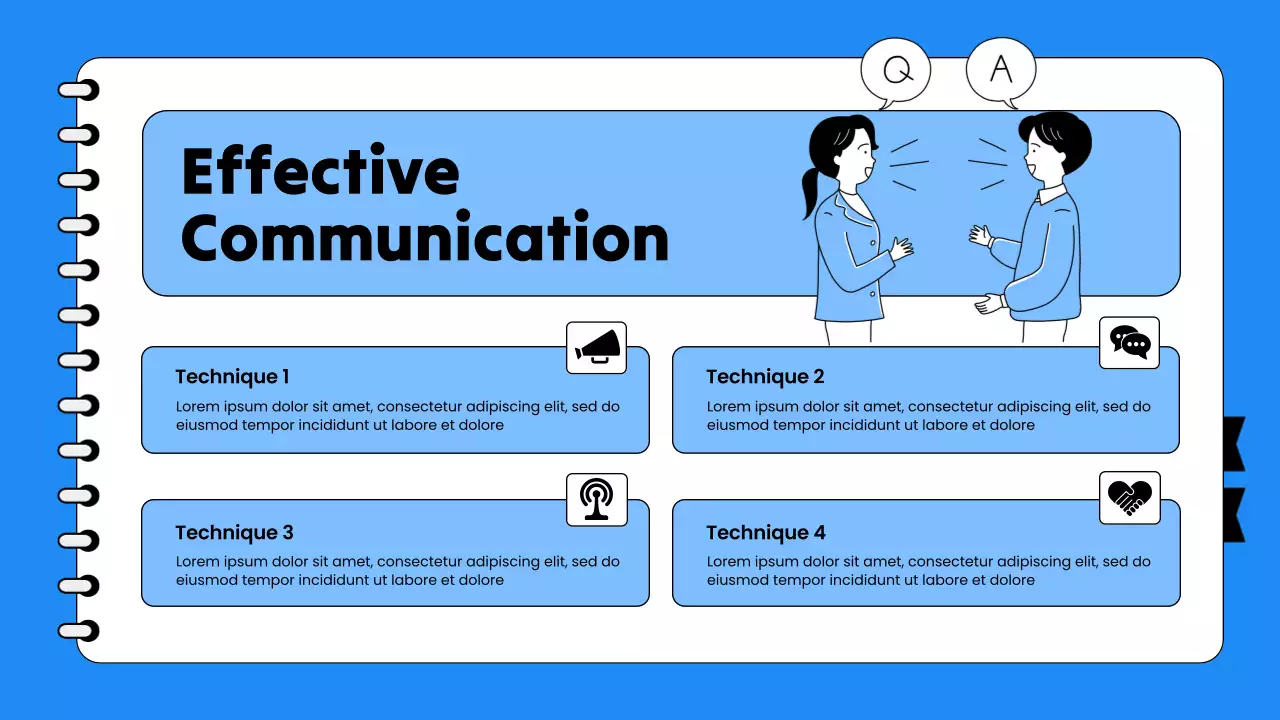 Blue Modern Sales Training Presentation