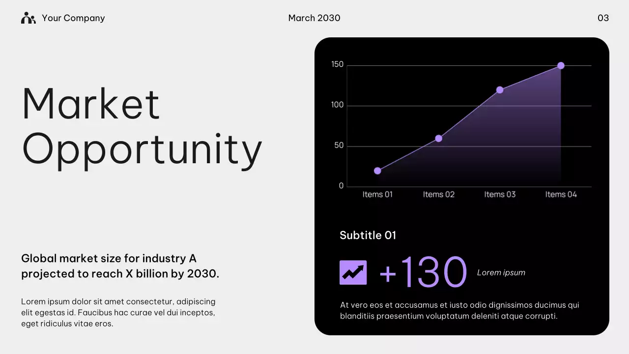 Black Modern Startup Funding Pitch Presentation