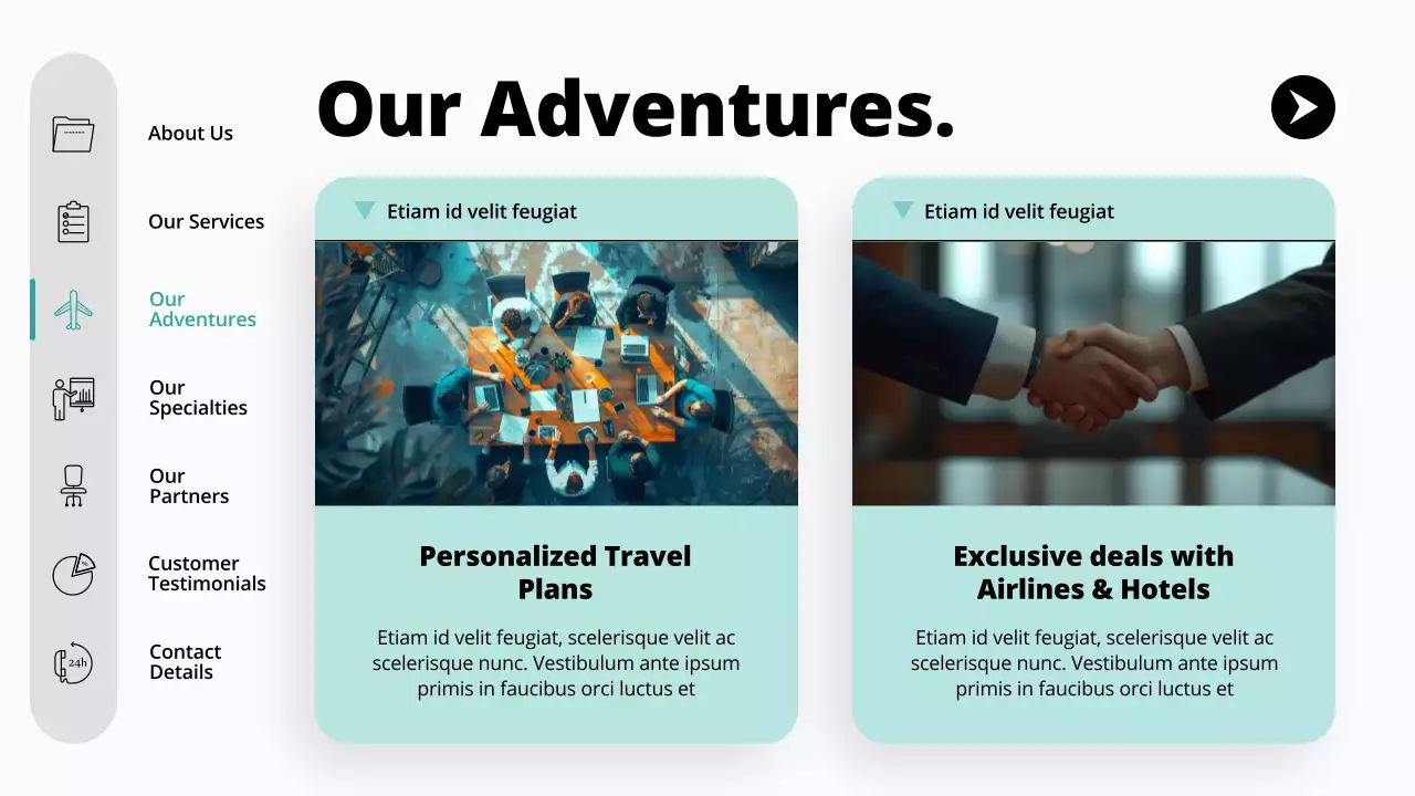 Mint Modern Travel Promotion Presentation