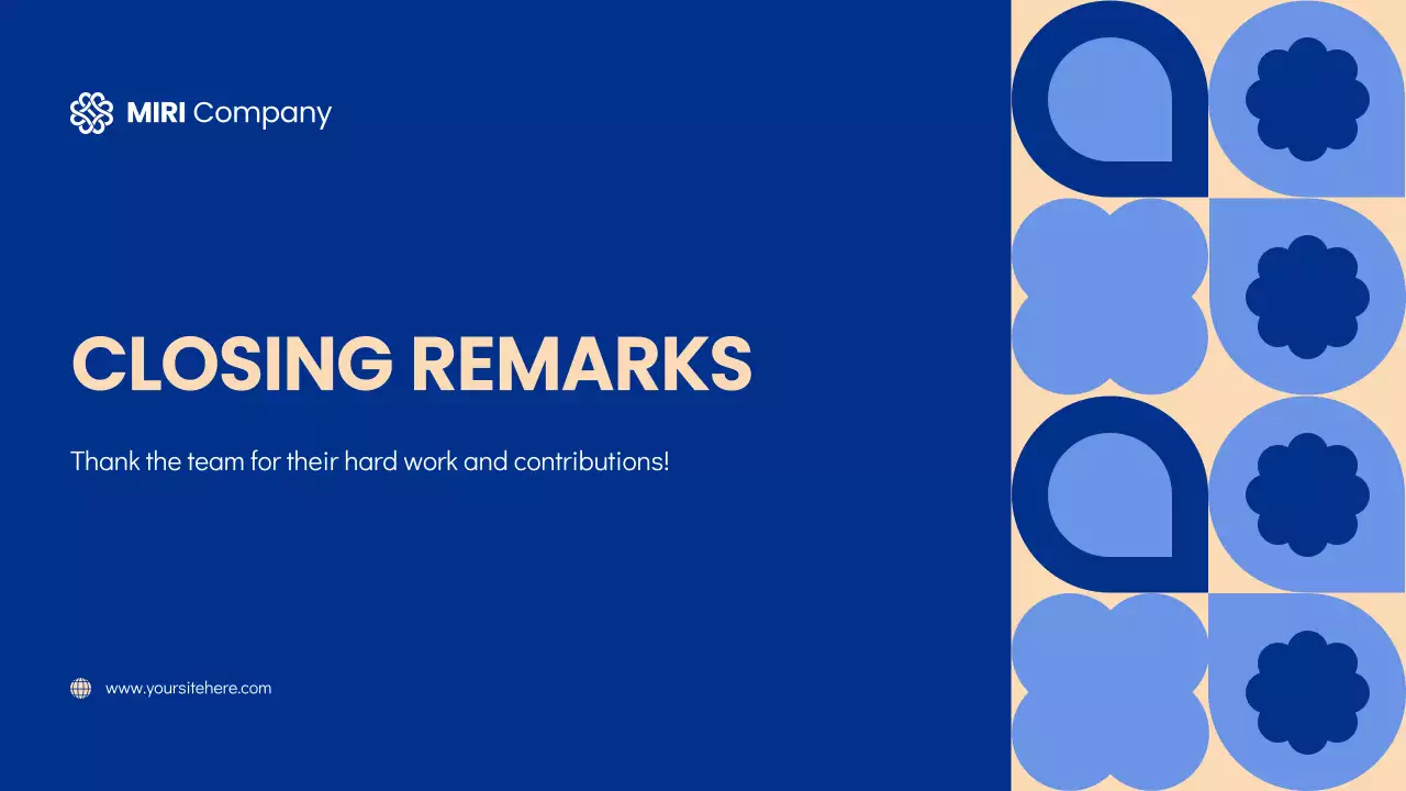 Blue Modern Town Hall Meeting Presentation