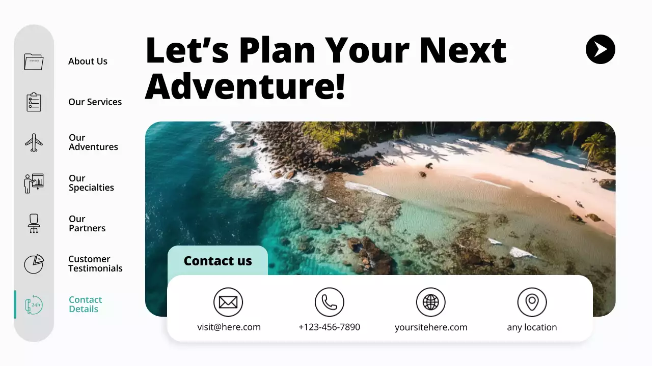 Mint Modern Travel Promotion Presentation