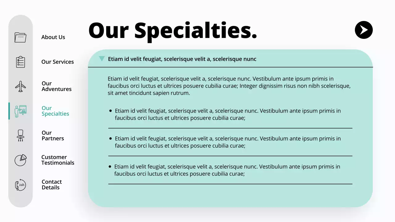 Mint Modern Travel Promotion Presentation