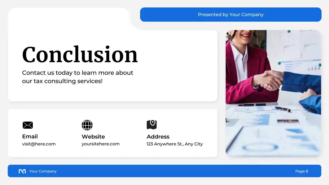 Blue Professional Tax Consulting Presentation