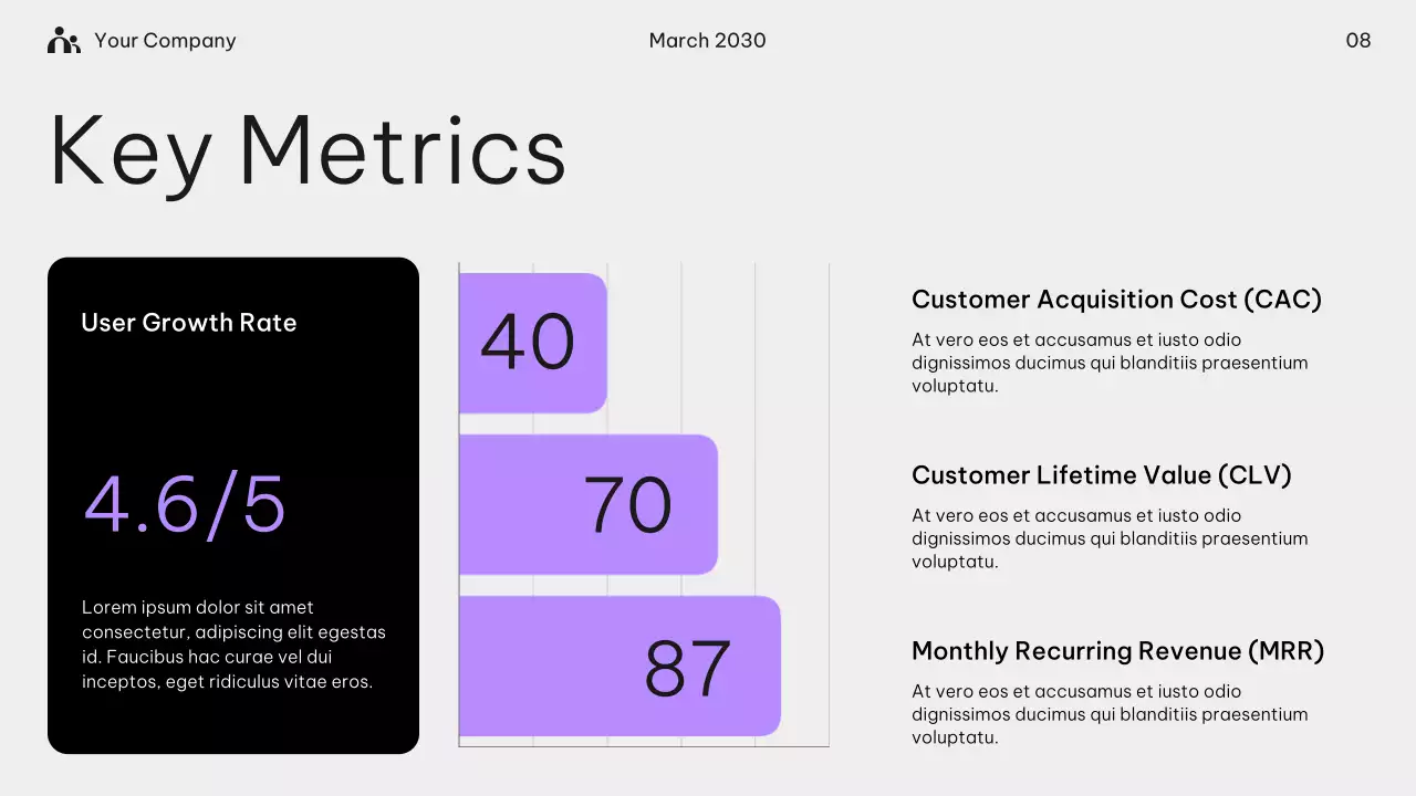 Black Modern Startup Funding Pitch Presentation