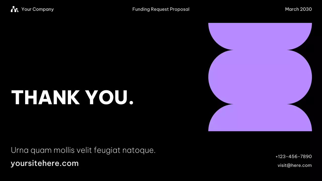 Black Modern Startup Funding Pitch Presentation