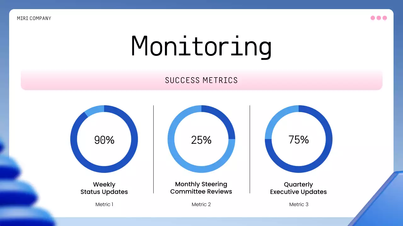 Blue Professional Project Kick-Off Meeting Presentation