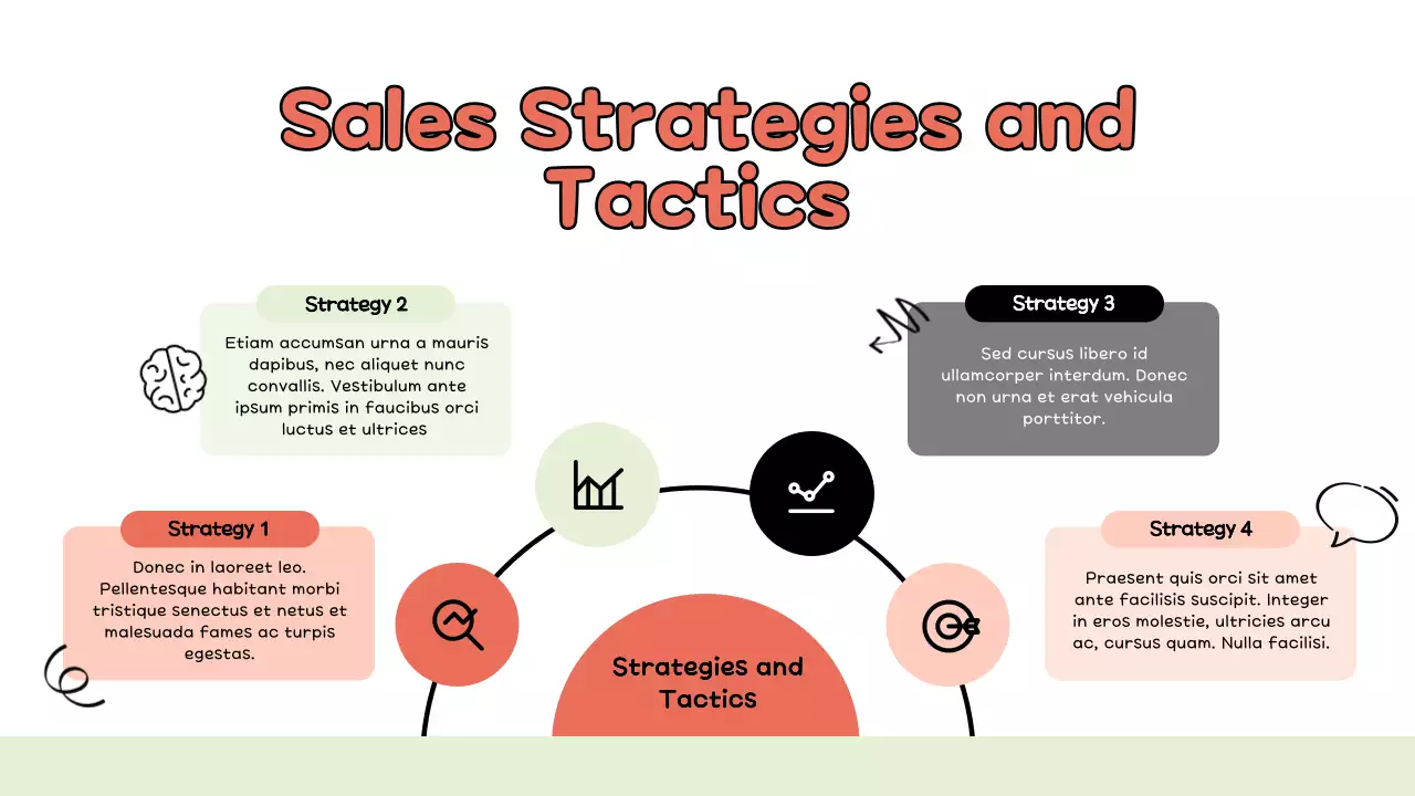 Red Simple Sales Strategy Presentation