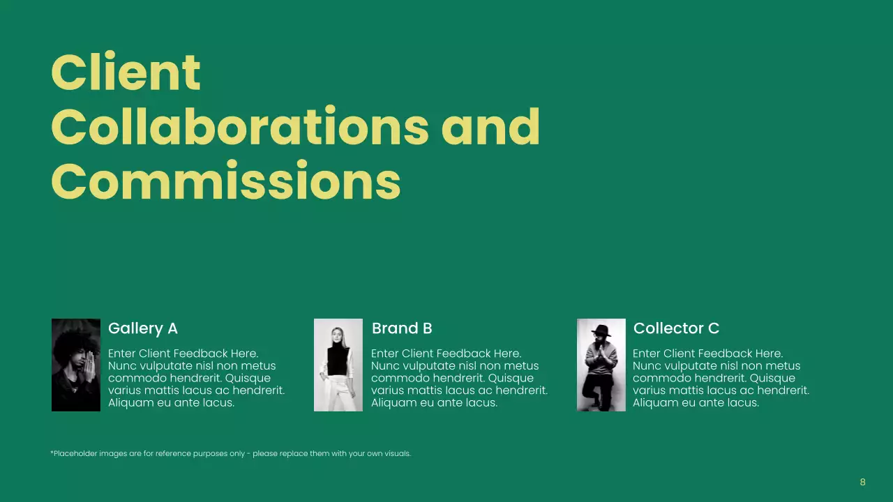 Green Minimal Creative Portfolio Presentation