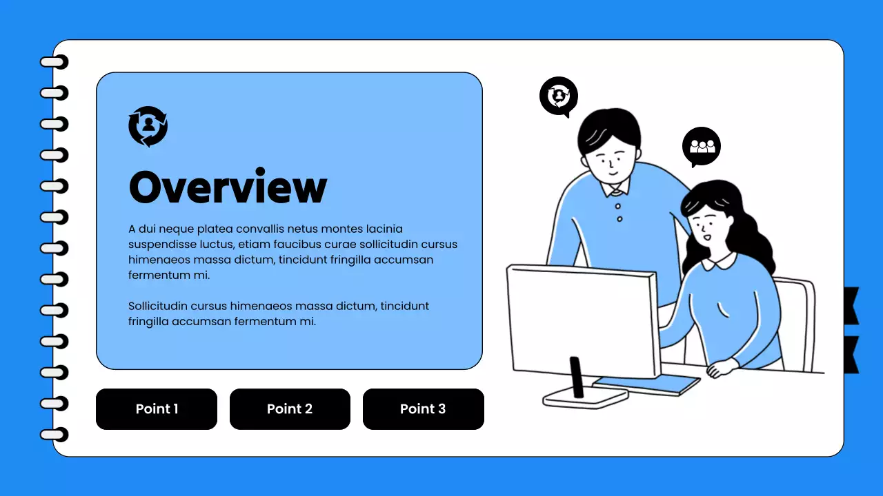 Blue Modern Sales Training Presentation