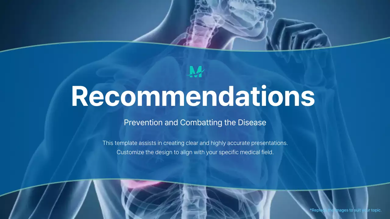 Blue Professional Respiratory Disease Guide Presentation