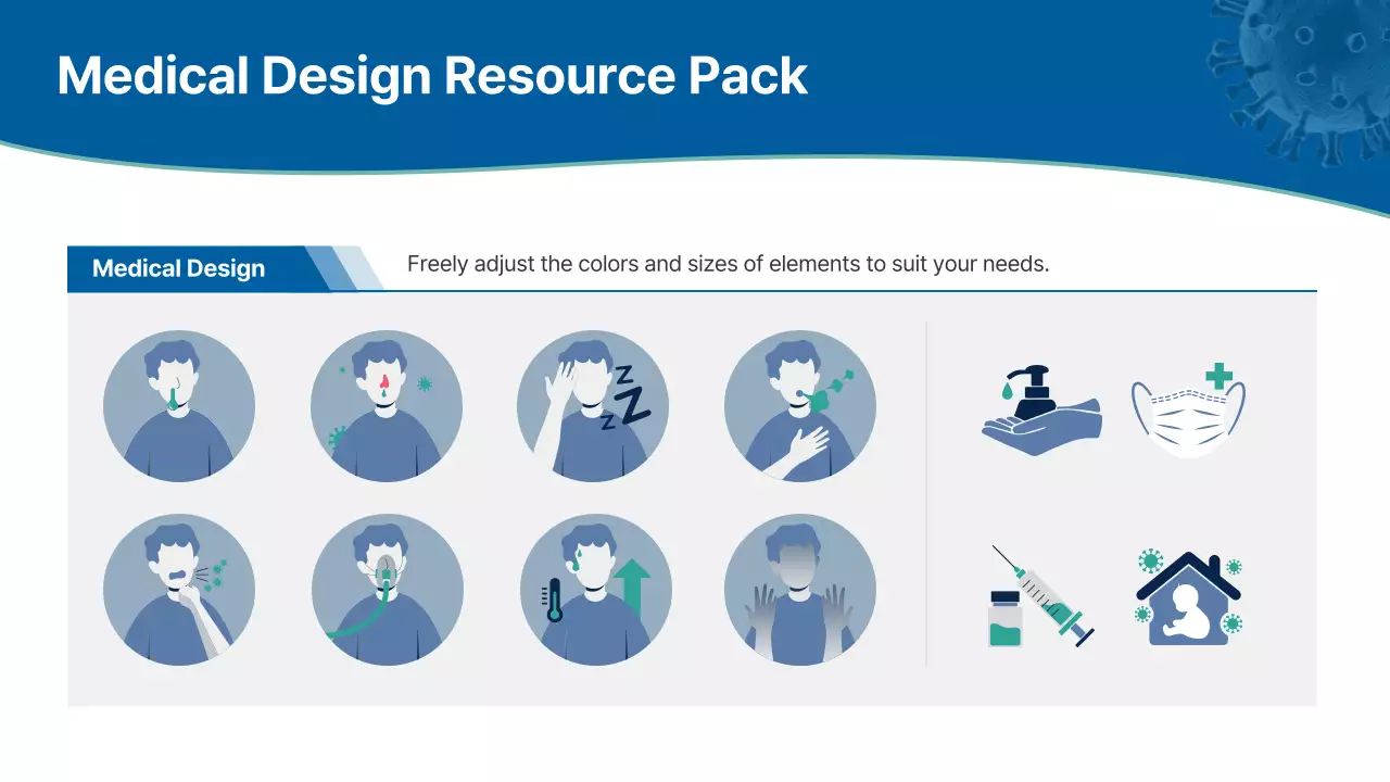 Blue Professional Respiratory Disease Guide Presentation