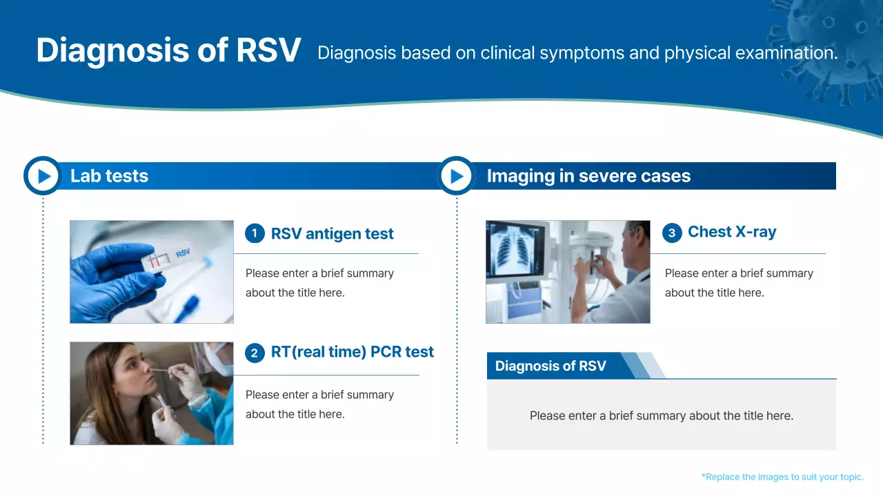 Blue Professional Respiratory Disease Guide Presentation