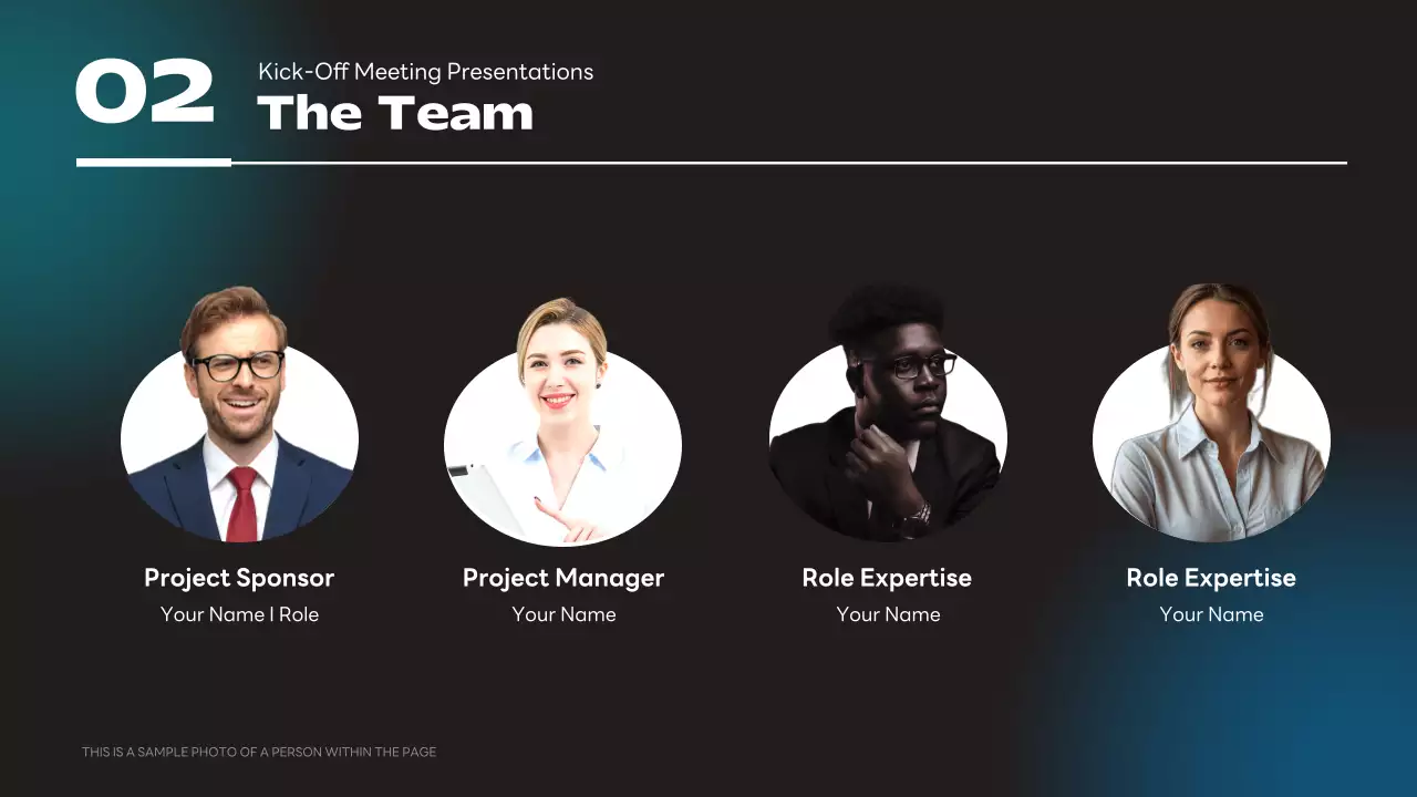 Black Modern Meeting Agenda Presentation