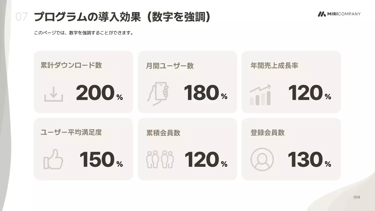 ベージュ シンプル プロジェクト 提案書 プレゼンテーション