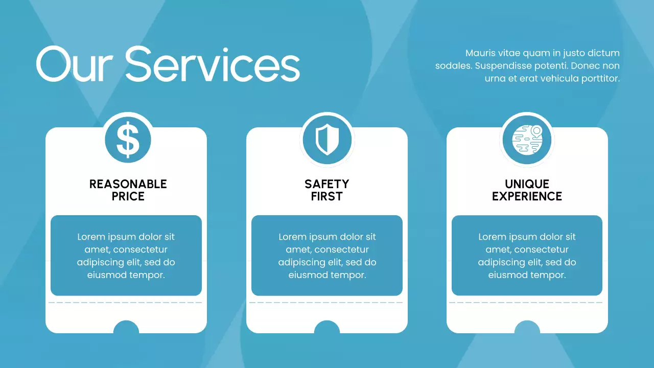 Blue Modern Travel Promotion Presentation