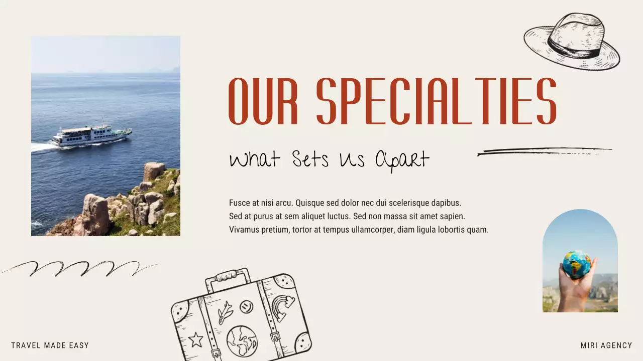 Beige Classic Travel Promotion Presentation