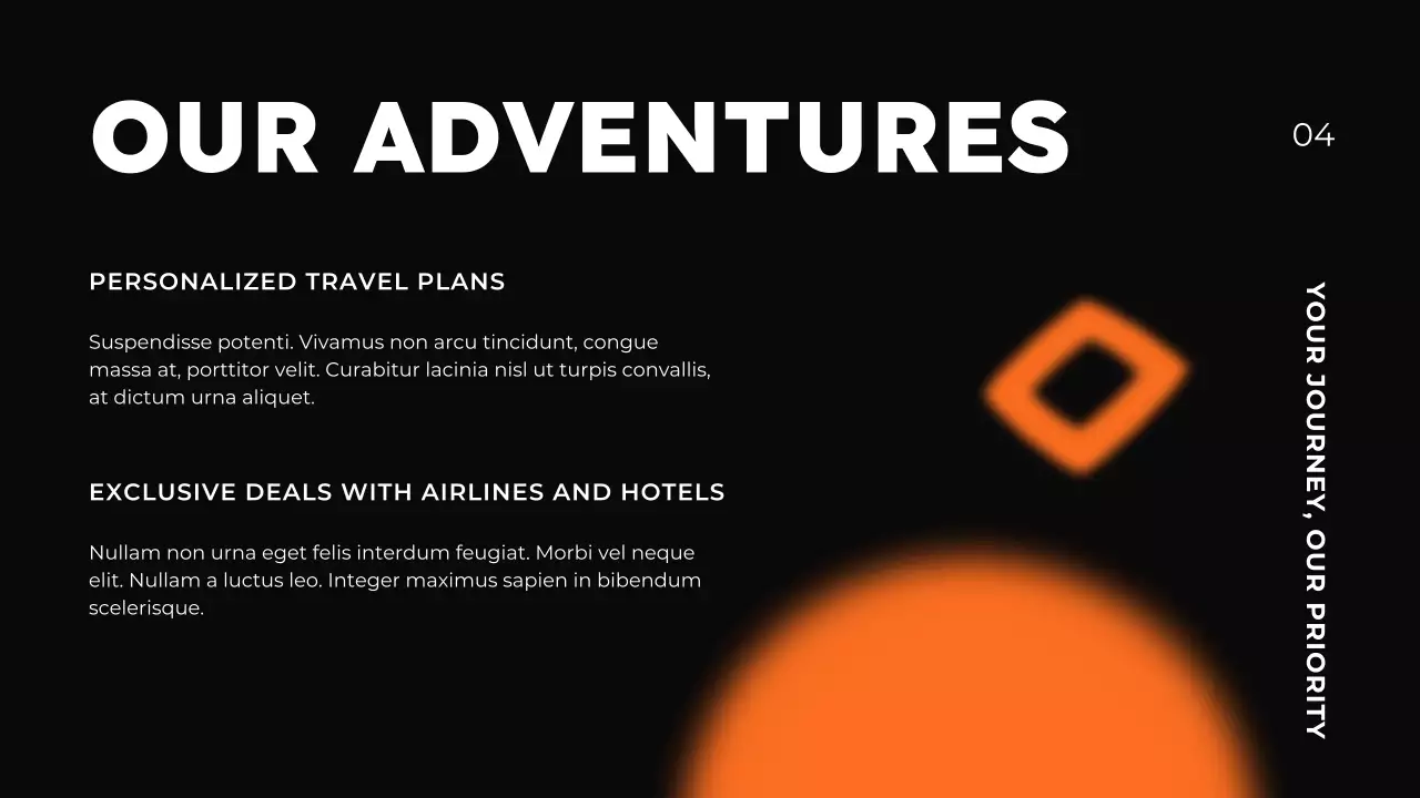 Black Travel Agency Promotion Presentation