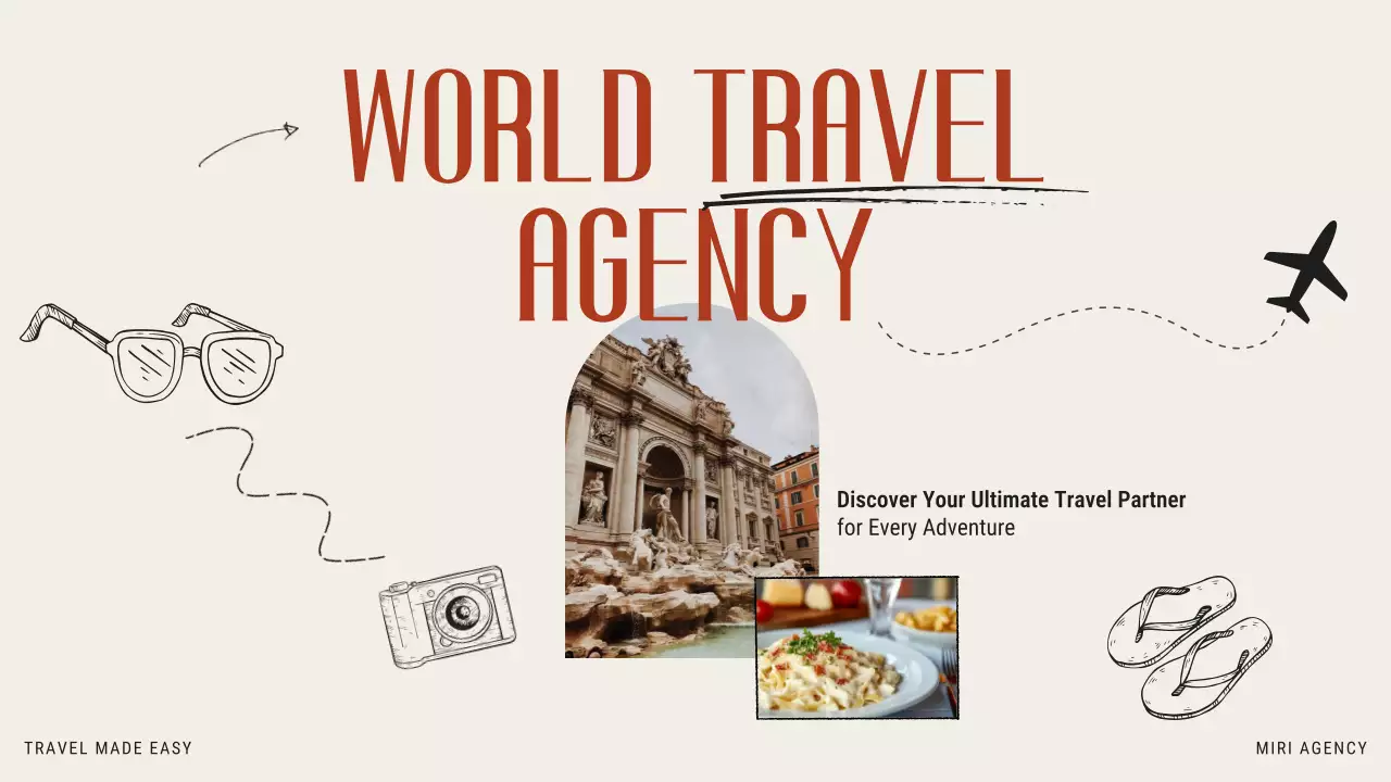 Beige Classic Travel Promotion Presentation