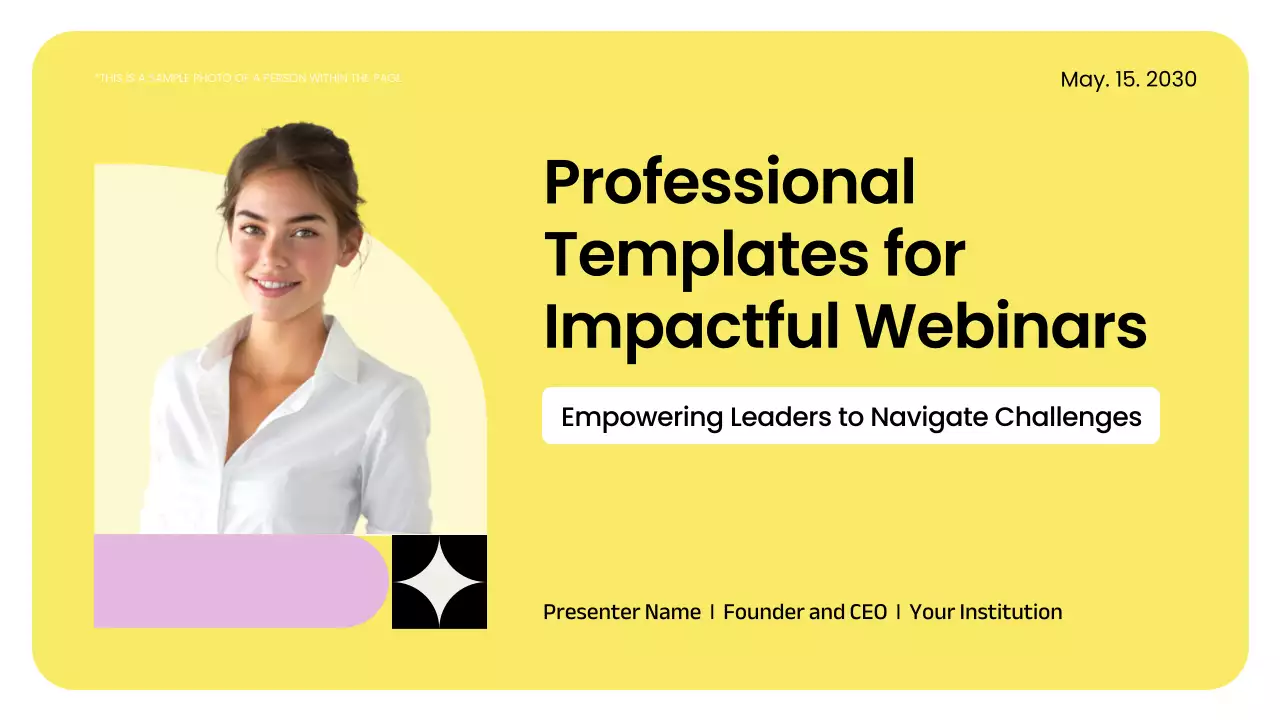 Yellow Professional Leadership Guide Presentation