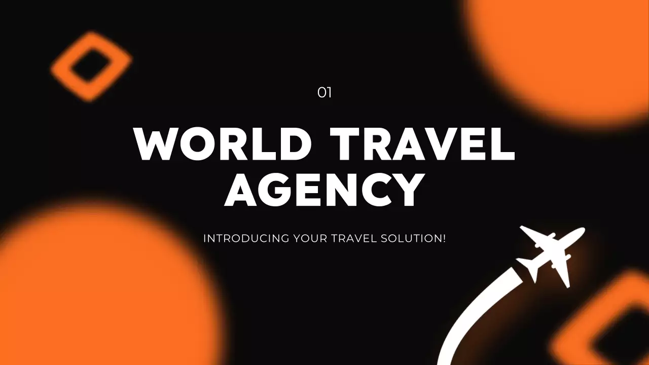 Black Travel Agency Promotion Presentation