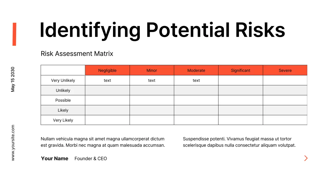 Orange Modern Business Guide Presentation