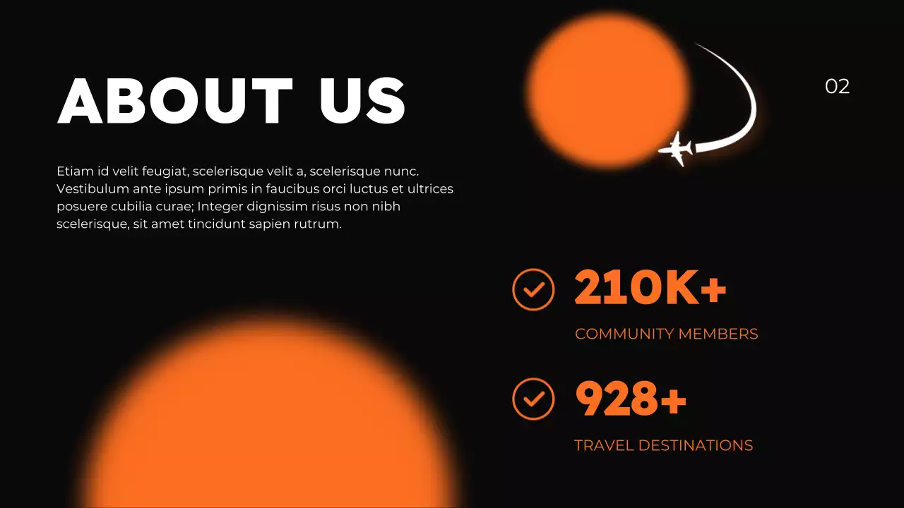 Black Travel Agency Promotion Presentation