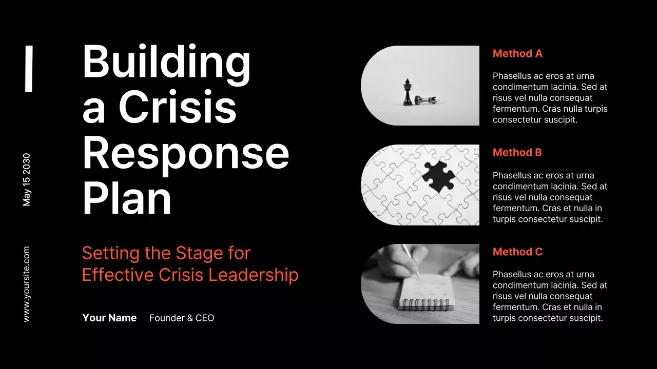 Orange Modern Business Guide Presentation