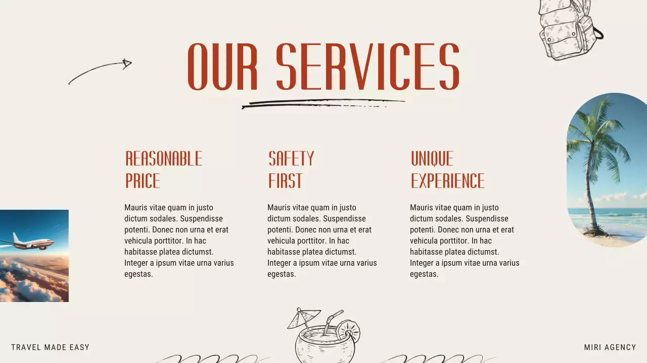 Beige Classic Travel Promotion Presentation