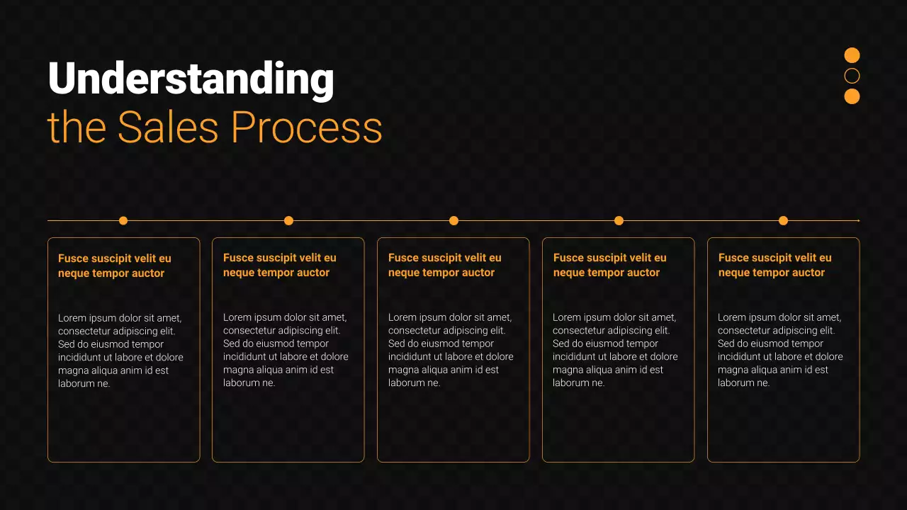 Black Modern Sales Performance Presentation