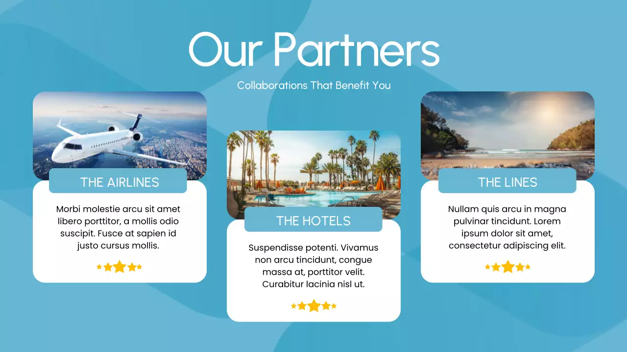 Blue Modern Travel Promotion Presentation