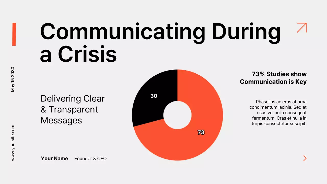 Orange Modern Business Guide Presentation