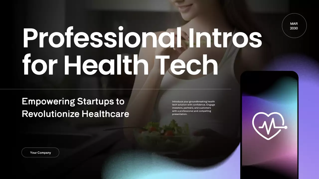 Black Modern Health Promotion Presentation