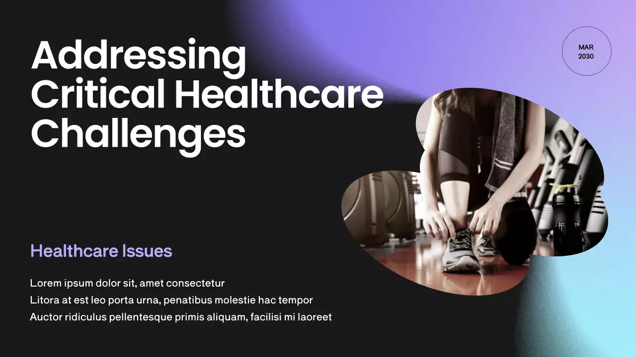 Black Modern Health Promotion Presentation