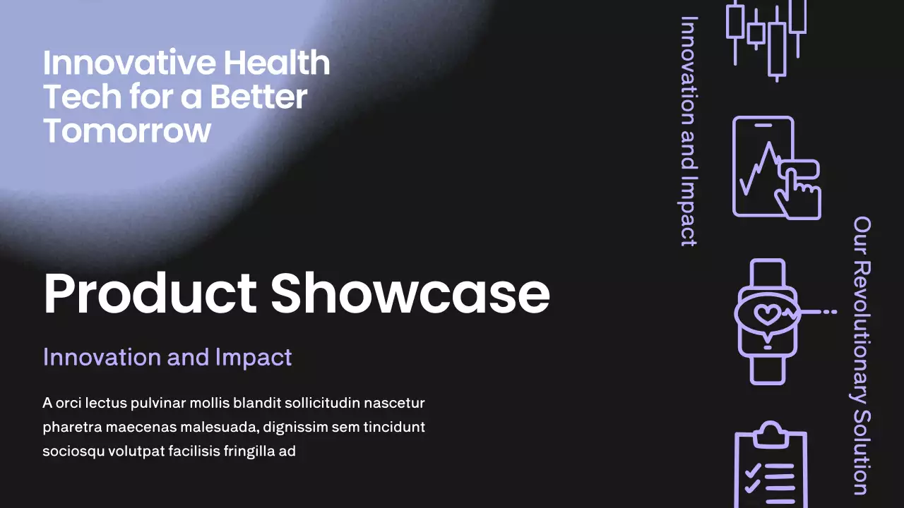 Black Modern Health Promotion Presentation