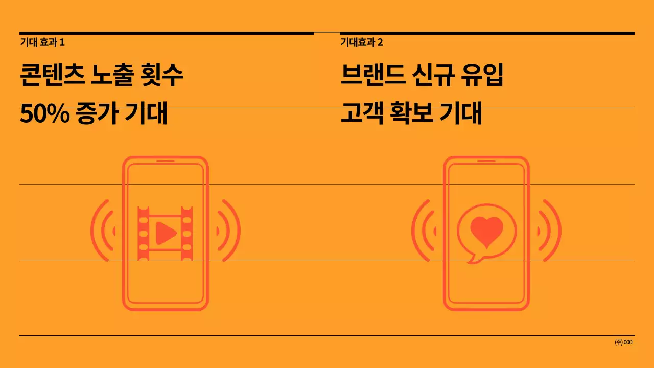 주황 모던 기획 제안서