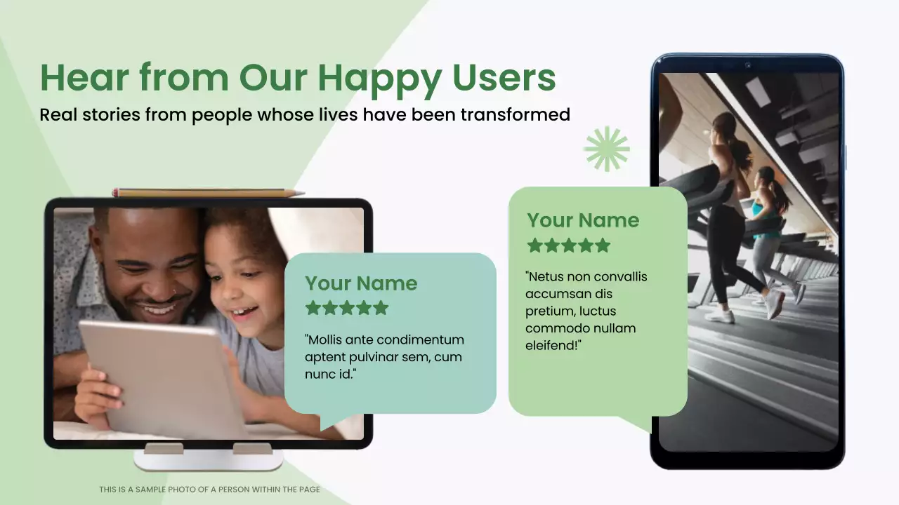 Green Modern Health Presentation