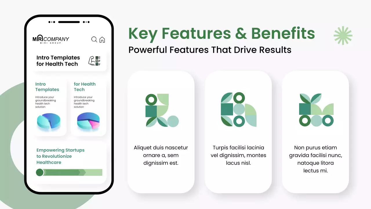 Green Modern Health Presentation
