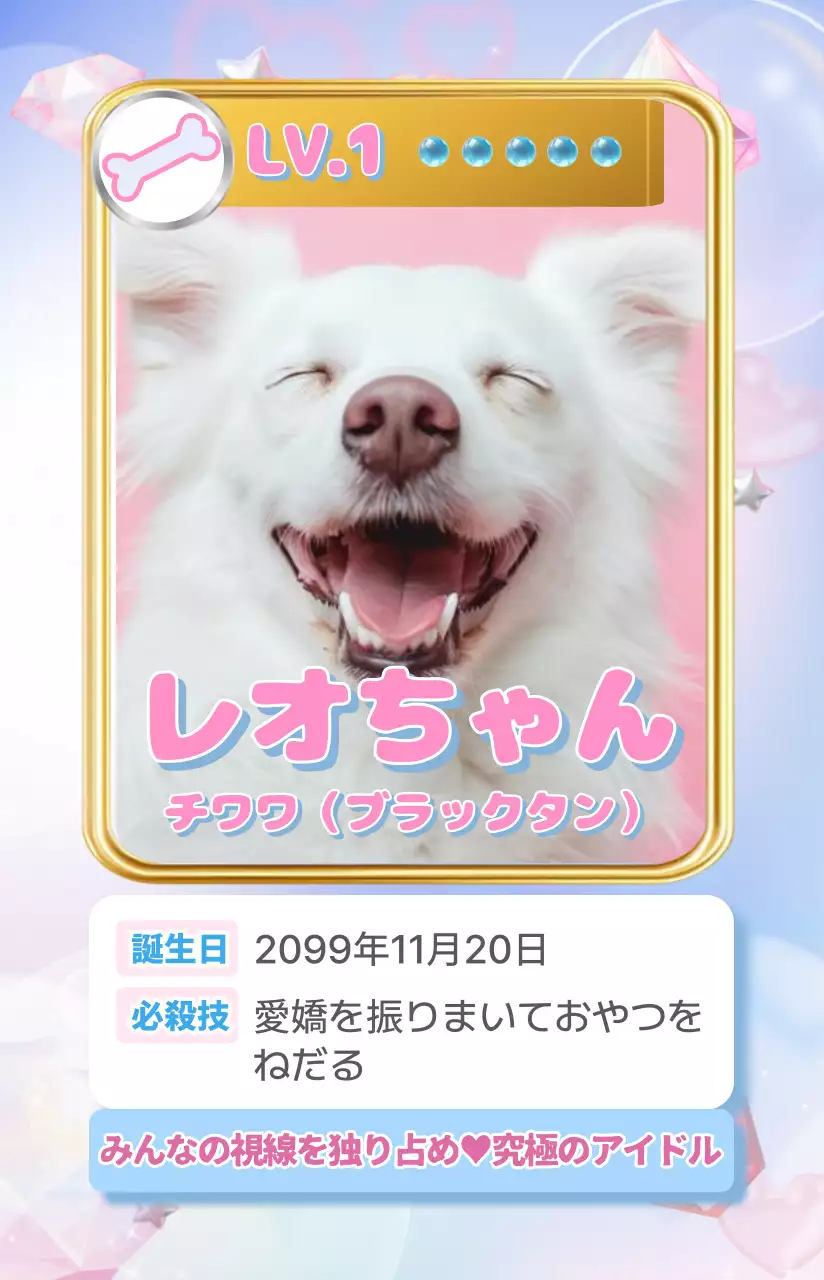 ピンク かわいい トレーディングカード カード