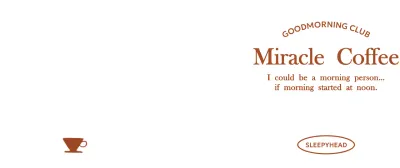 Elegant typographic coffee stationery