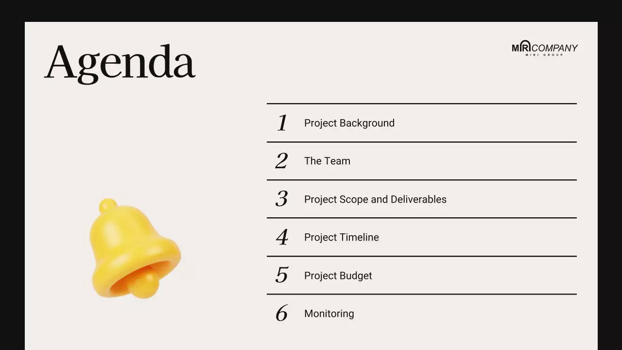 Presentasi Proyek Beige Clean