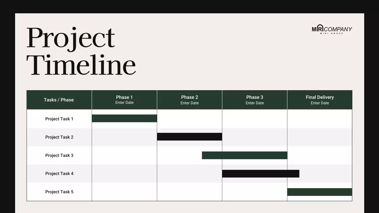 Presentasi Proyek Beige Clean
