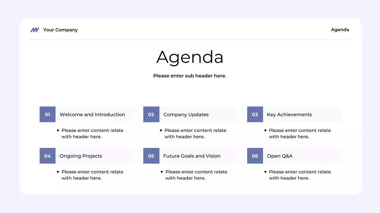 Blue Modern Business Town Hall Meeting Presentation