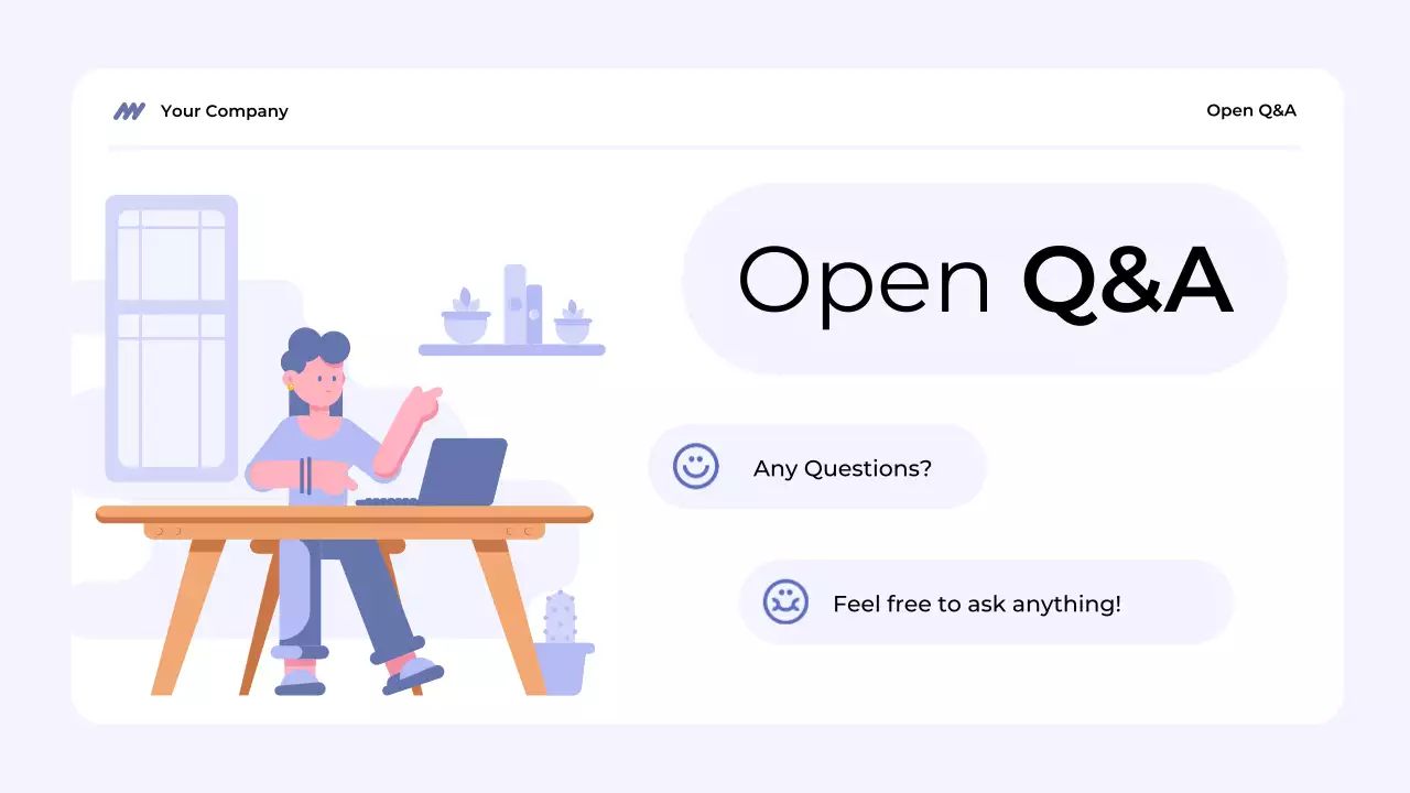 Blue Modern Business Town Hall Meeting Presentation