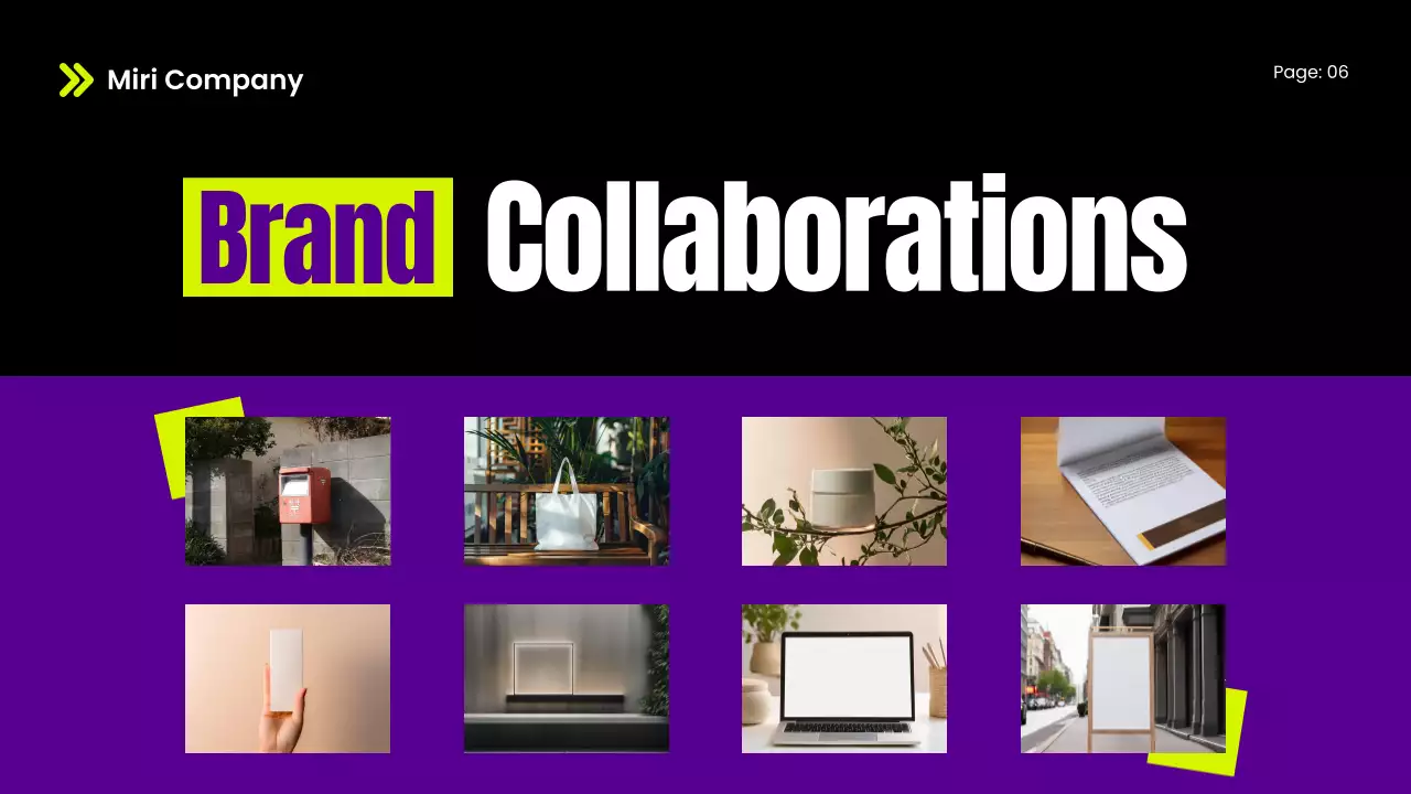 퍼플 트렌디 크리에이터 가이드 프레젠테이션