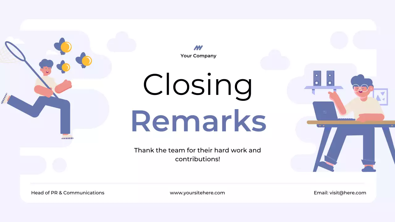 Blue Modern Business Town Hall Meeting Presentation