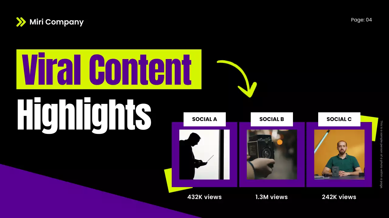 퍼플 트렌디 크리에이터 가이드 프레젠테이션