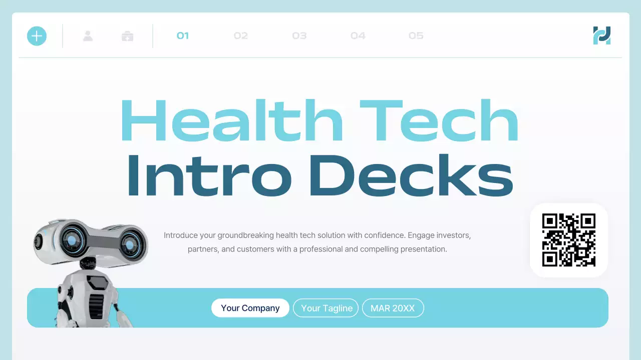 Blue Modern Health Presentation